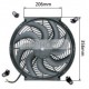 Auto Radiator Fan Car cooling Fan universal 14"curved